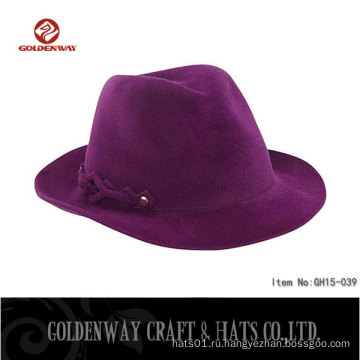 Оптовые 2016 Новые модные фиолетовые цветные зимние шляпы с бриллиантами